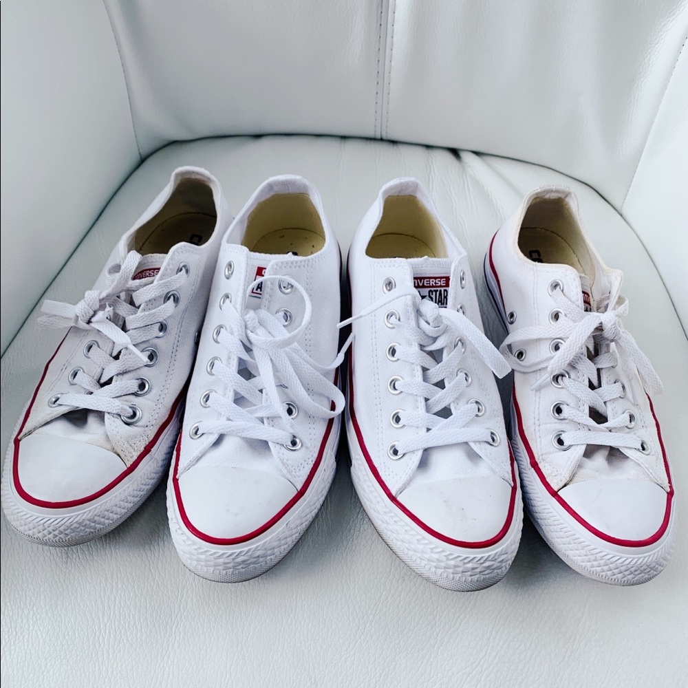 2 pairs of white converse❤️